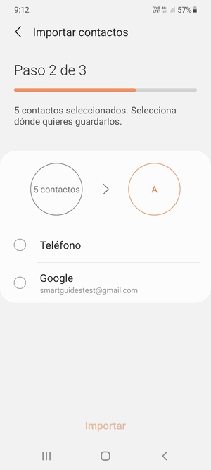 Seleccione  Google