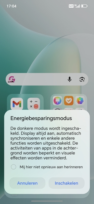 Selecteer Inschakelen