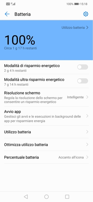 Attiva Modalità di risparmio energetico