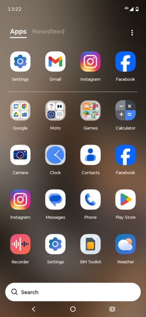 Select Settings