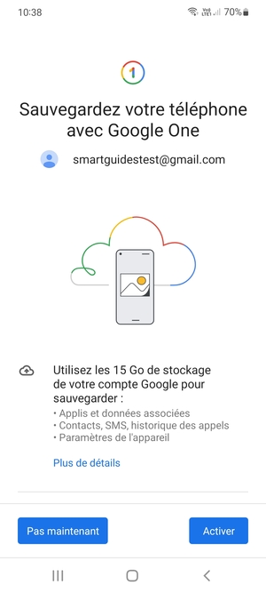 Sélectionnez Activer