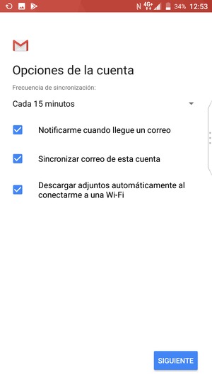 Seleccione SIGUIENTE