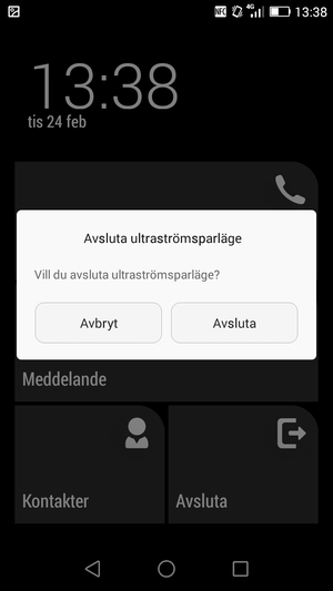 Välj Avsluta