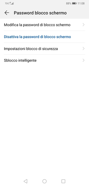 Il tuo telefono è ora protetto dal blocco schermo
