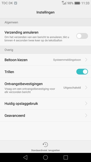 Selecteer Geavanceerd