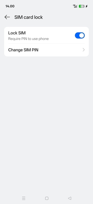 Select Change SIM PIN