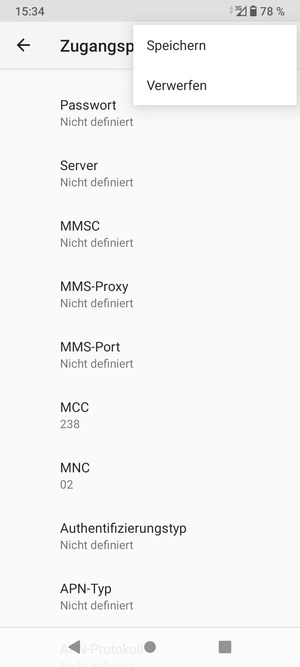 Wählen Sie Speichern