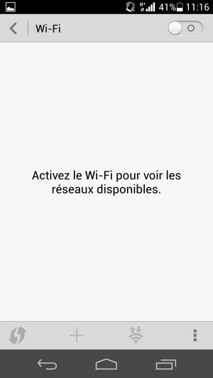 Activer Wi-Fi