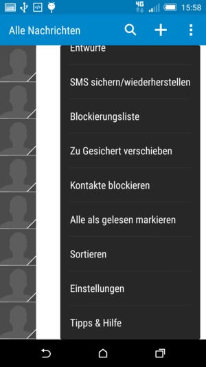 Wählen Sie Einstellungen
