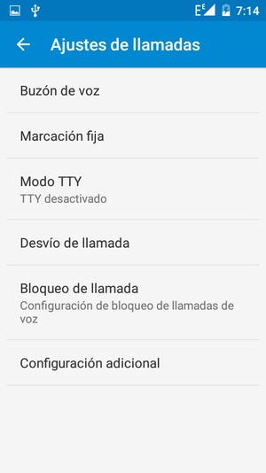 Seleccione Buzón de voz