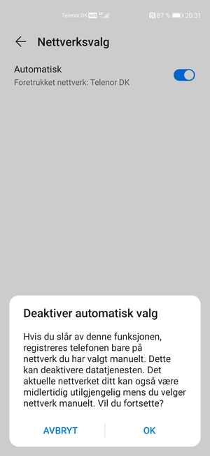 Velg OK