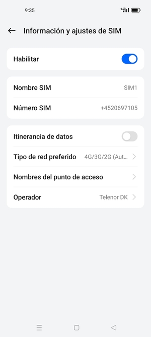 Seleccione Nombres del punto de acceso