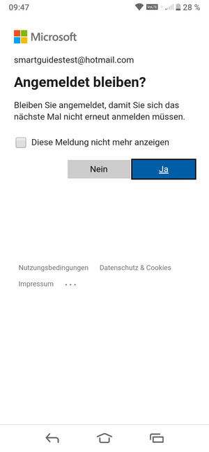 Wählen Sie Ihre gewünschte Option