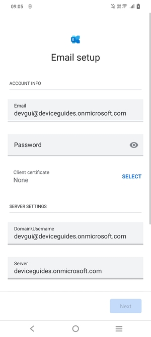 Enter your password