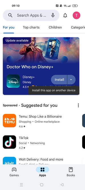 Select the Search bar
