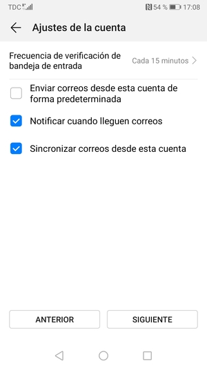 Seleccione SIGUIENTE