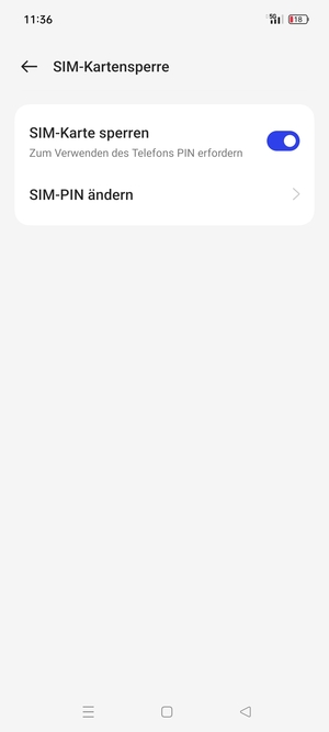 Wählen Sie SIM-PIN ändern