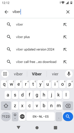 Enter the app name and select Search