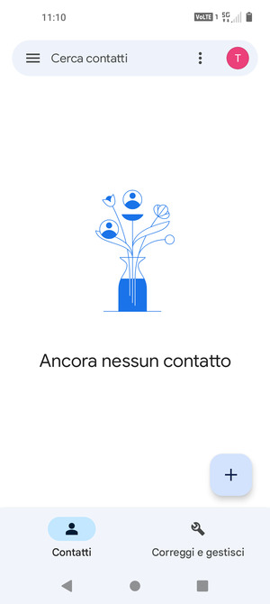 Seleziona Correggi e gestisci