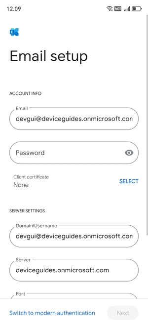 Enter your password