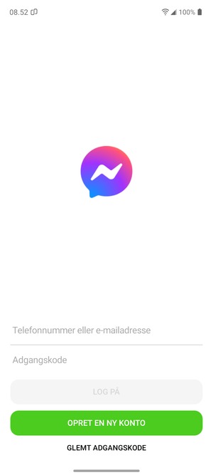 Din app er klar til brug