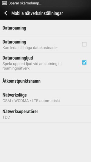 Välj Nätverksläge