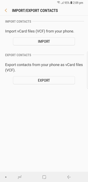 Select IMPORT
