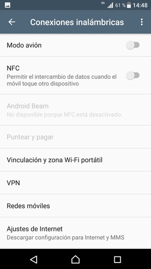 Seleccione Vinculación y zona Wi-Fi portátil