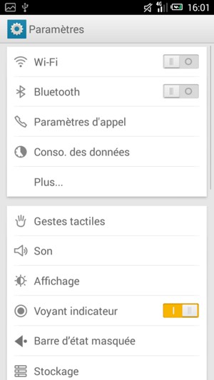 Sélectionnez Wi-Fi