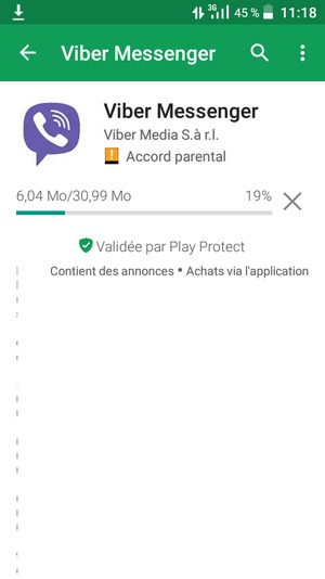 Veuillez attendre la fin de la procédure d'installation
