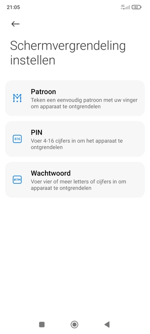 Selecteer Patroon
