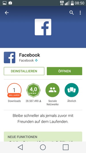 Wählen Sie ÖFFNEN