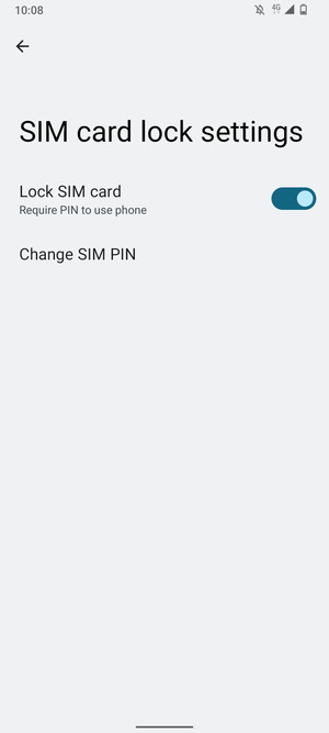 Select Change SIM PIN