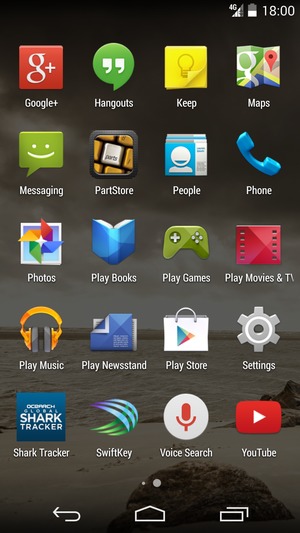 Scroll to and select Settings