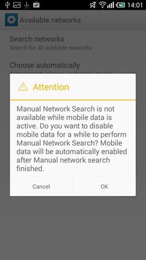 Select OK