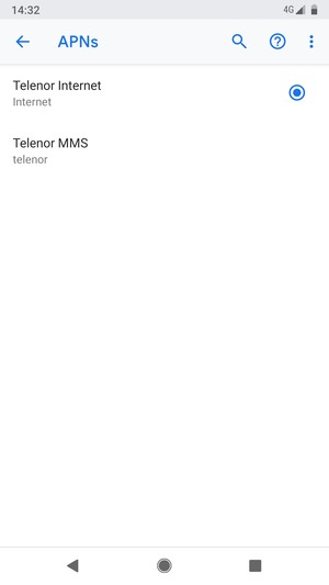 Wählen Sie die Menü-Taste