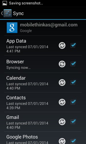 Your contacts from Google will now be synced to your phone