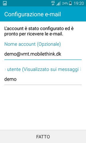 Scegli un nome per il tuo account e inserisci il tuo nome. Seleziona FATTO