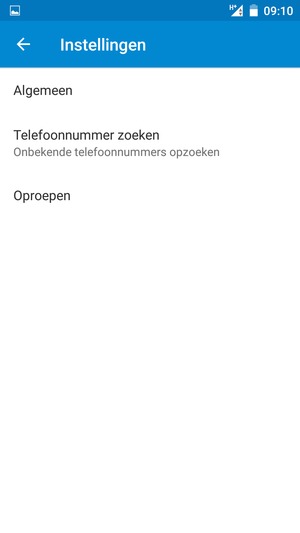 Selecteer Oproepen