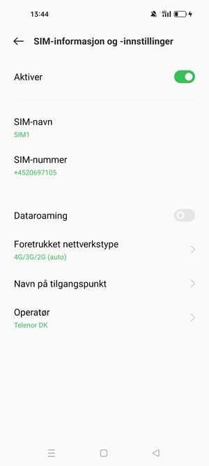 Velg Navn på tilgangspunkt