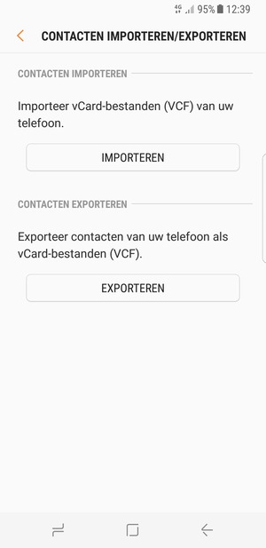 Selecteer IMPORTEREN