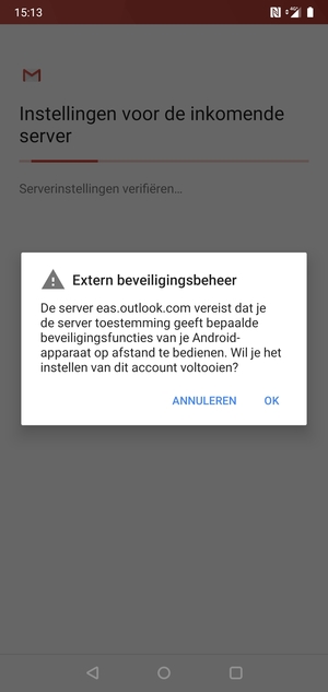 Selecteer OK
