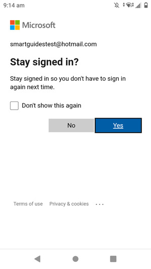 Select your preferred option