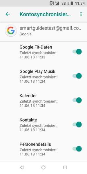Wählen Sie die Menü-Taste