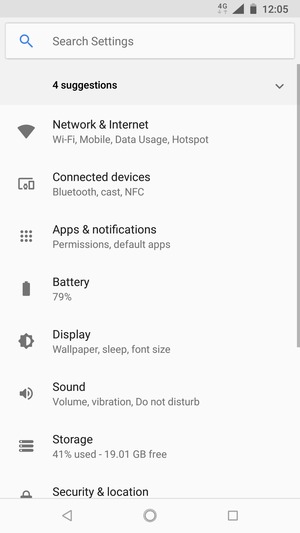 Select Network & Internet