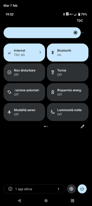 Disattiva Bluetooth