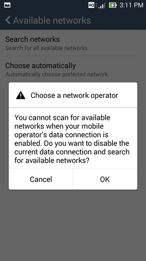 Select OK