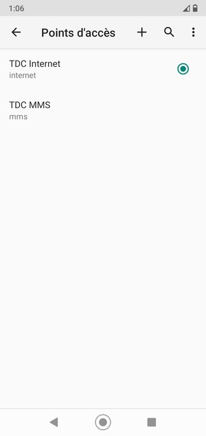 Votre téléphone est maintenant configuré pour les MMS