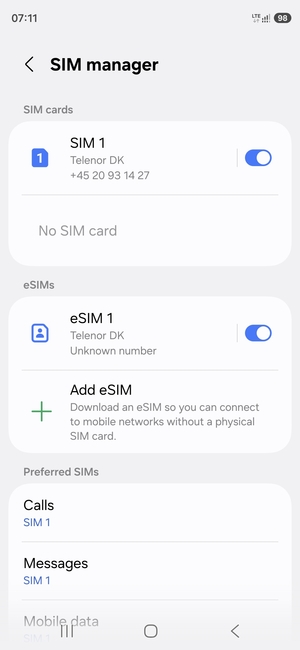 Your eSIM has now been activated