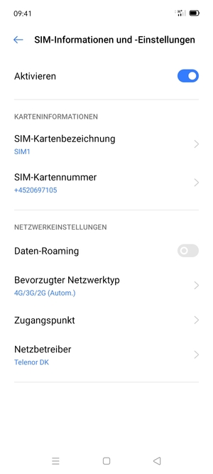 Um das Netzwerk zu wechseln, falls Probleme auftreten, wählen Sie Netzbetreiber